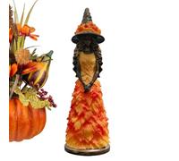Generisch Figurine de sorcière pour Halloween et automne | Décoration de bureau, sculpture pour propriétaire de maison, appartement, chambre, bureau, bibliothèque, bureau, dortoir
