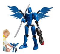 Generisch Figurines d'action multiarticulées, robot mobile multiarticulé | Jouet robot au design coloré, figurines et ensembles de jeu robustes pour anniversaire et Noël