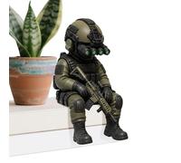 Generisch Figurines de soldats, impression 3D, décoration de bureau réaliste, pour maison, bureau, vitrine, entrée, moniteur, boîtier d'ordinateur, salle de jeu, hommes, fans, vétérans