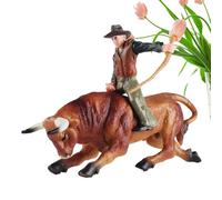 Generisch Figurines d'équitation de - Jouet réaliste de Espagnol - Figurines Miniatures - Kit de Jeu éducatif pour Filles et