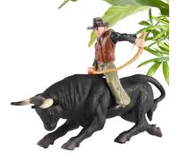 Generisch Figurines d'équitation de - Jouet réaliste de Espagnol - Figurines Miniatures - Kit de Jeu éducatif pour Filles et
