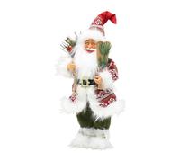 Generisch Figurines du Père Noël - Sculpture de Père Noël - Décoration de table de Noël comme point focal | Pour rebord de fenêtre, cheminée, table à manger, bibliothèque, intérieur et extérieur