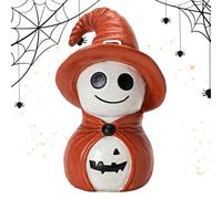 Generisch Figurines fantômes d'Halloween - Ornements mignons - Figurines miniatures de collection fantômes - Décoration en résine pour étagère intérieure, cheminée, bureau à domicile pour fêtes