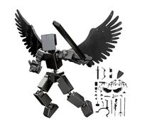 Generisch Figurines pour - Articulations mobiles amusantes à construire soi-même - Petites figurines pour la maison, l'école, les voyages, le camping, le pique-nique, l'anniversaire