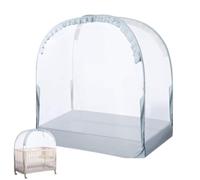 Generisch Filet de lit bébé avec protection complète contre les chutes | Baldaquin pour lit d'enfant à installer immédiatement, espace de couchage sûr pour la maison, la crèche et les déplacements