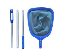 Generisch Filet de nettoyage de piscine | Filet de skimmer avec barre, appareil de nettoyage de piscine portable avec tige de connexion en 3 parties, skimmer manuel pour bassins, spas