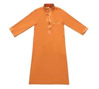 Generisch & Filles Robes Vestes Printemps et Modèles pour Cravate Ronde Moyenne et Grande Manches Longues Moyenne Musulmane Arabe Jeunesse Robe Casual Veste de Survêtement Fille 128, jaune, 11-12 ans