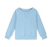 Generisch Filles Sweatshirt Col Rond Oversize Mignon Tendance Manches Longues Chemises École Jeunes Adolescents Vêtements Sweatshirts pour Filles Beaux Pulls Filles Beaux Pulls Filles, bleu ciel, 7-8