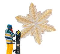 Generisch Flocon de neige - Tapis antidérapant - Autocollants 3D
