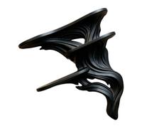 Generisch Flottante pour le mur, noir | Étagère murale décorative, étagère d'exposition murale, triple organiseur pour petites sculptures,
