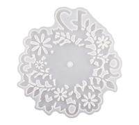 Generisch Forme d'horloge murale, moule d'ornement mural pour résine, facile à détacher | Accessoires de bricolage, moule de décoration murale pour salle de bain, toilettes, chambre à coucher