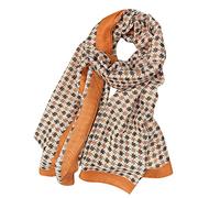 Generisch Foulard Longue Écharpe Foulard Doux pour Cheveux Châles Peinture sur Soie avec Motif, h, taille unique