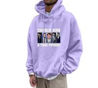 Generisch Freedom Charlie Kirk RIP conservateur Républicain Turning Point Tops Sweatshirt Confort Maison Veste à capuche chaude Sweat à capuche Pull à capuche Lettre Imprimé Graphique Unisexe, #40., L