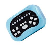 Generisch Friendly Button Console de jeu 3 ans Bleu | Jouet d'action rythme portable avec boutons directionnels à deux voies, loisirs en famille