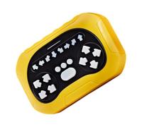 Generisch Friendly Button Console de jeu 3 ans Jaune | Jouet d'action rythme portable avec boutons directionnels à deux voies, loisirs en famille