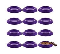 Generisch Gamelle pour isopodes - Douze pièces antidérapantes pour terrariums - Gamelle pour nourrir les cafards Dubia, pour queues sautées, millepieds et petits animaux de compagnie