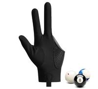 Generisch Gants de billard unisexes - Gants de sport - Gants de tir à la queue - Main gauche/droite - Gants de piscine à 3 doigts - Procédé d'épissure - Carambole - Tireur de queue