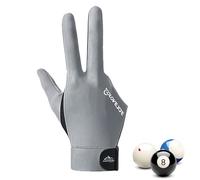 Generisch Gants de billard unisexes - Gants de tir à la queue - Gants de tir à la queue - Main gauche/droite - Gants de piscine à 3 doigts - Procédé d'épissure - Carambole - Tireur de queue