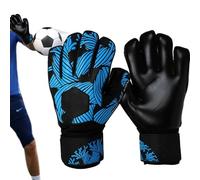 Generisch Gants de gardien de but | Équipement d'entraînement antidérapant - Gants de gardien de but avec protection des doigts | Pour enfants et adolescents pour activités sportives en plein air