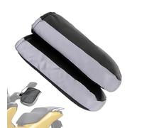 Generisch Gants de guidon de moto | Doux et avec bandes réfléchissantes | Moufles de guidon de moto et de vélo | pour trajets en balade, croisières, aventures, motoneige, scooter, vélo électrique