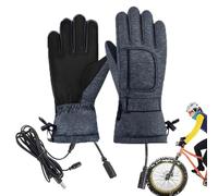 Generisch Gants de moto chauffants - Imperméables | Gants pour écran tactile | Winter Supplies Gants chauffants coupe-vent pour alpinisme, randonnée, cyclisme
