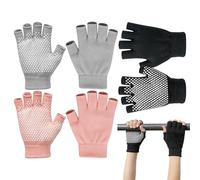 Generisch Gants de Pilates | Trois paires de gants d'entraînement demi-doigts - pour l'haltérophilie, les femmes, les épouses, les mères, les débutants, les professionnels, les athlètes, la maison, la
