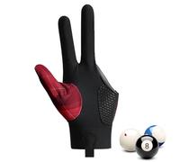 Generisch Gants de piscine professionnels de billard | Gants de sport, gants de tir à la queue, main gauche/droite, gants de piscine à 3 doigts, procédé d'épissure, sport carambole, tireur de queue