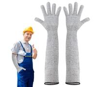 Generisch Gants de protection anti-coupures, 55 cm, niveau 5, protège-bras de jardin, pour soudage, cuisine, sport, pêche, maison, jardin, travaux de construction