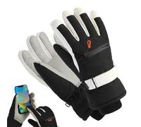 Generisch Gants de ski, bouts des doigts antidérapants pour écran tactile | Gants de cyclisme d'extérieur - Pour routes, chemins de gravier montagneux, trajets, aventures, snowboard, adultes