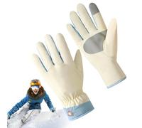 Generisch Gants de ski - Gants de vélo d'hiver épais pour écran tactile - Gants d'hiver chauds pour le cyclisme, le sport, la conduite, le ski, les femmes et les adultes - Extérieur