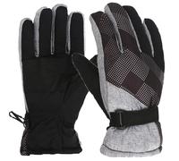 Generisch Gants de ski pour enfants - Gants de snowboard - Gants de neige imperméables - Coupe-vent - Gants d'hiver chauds pour le ski, le snowboard, l'équitation, la course, la randonnée, le cyclisme