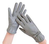 Generisch Gants d'hiver pour homme et femme - Écran tactile - En polaire - Coupe-vent - Chaud - En tricot - Doublure polaire - Élégante poignée antidérapante - Invisible