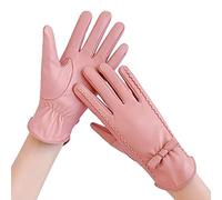 Generisch Gants d'hiver pour homme et femme - Écran tactile - En polaire - Coupe-vent - Chaud - En tricot - Doublure polaire - Élégante poignée antidérapante - Invisible