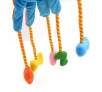 Generisch Gants interactifs pour chat, gants de teaser, gants à 5 doigts avec cloches, jouet interactif pour chat, jouet pour l'exercice et le divertissement, fournitures pour animaux de compagnie