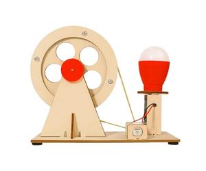 Generisch Générateur de manivelle - Kit de Bricolage - Pédagogie DIY, modèle générateur de manivelle - Kit de Moteur Stirling Learning Kids Science Project Jouet pour et étudiants