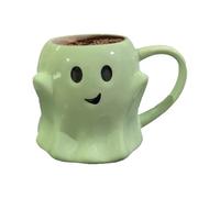 Generisch Ghost Ghost Gobelet pour café - Tasse à café mignonne d'Halloween pour boissons chaudes | Tasse fantôme en céramique avec poignée | Design amusant et effrayant pour Halloween, thé, ou