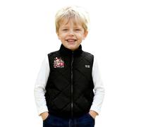 Generisch Gilet chauffant intelligent rechargeable pour garçon sans manches chaud idéal par temps froid d'hiver pratique pour les activités de plein air, Noir , 15-16 ans