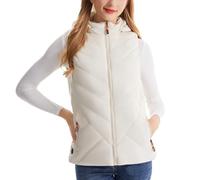 Generisch Gilet chauffant pour femme - Vêtement d'hiver intelligent avec doublure thermique coupe-vent - Vêtement d'extérieur pour temps froid - Polaire douillette - Technologie thermique légère