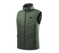Generisch Gilet chauffant pour homme XXXL - Gilet matelassé pour femme - Léger - Avec chauffage - Gilet d'hiver sans manches - Col montant - Veste d'extérieur chaude - Veste de ski en coton doux