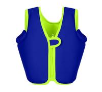 Generisch Gilet de natation pour fille - Appareil de flottation en mousse - Gilet de vie pour la natation en plein air (bleu foncé 3 4 ans) Vêtements pour enfants