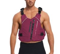 Generisch Gilet de sauvetage pour enfant unisexe grande taille gilet de flottaison gilet de flottaison sans manches pour voile, plongée, natation équipement de sports nautiques avec bandes