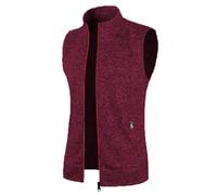 Generisch Gilet de travail softshell sans manches pour homme avec poches et fermeture éclair, multifonction, gilet de cyclisme, gilet de sport, gilet de chasse pour l'extérieur