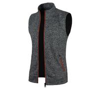 Generisch Gilet de travail softshell sans manches pour homme avec poches et fermeture éclair, multifonction, gilet de cyclisme, gilet de sport, gilet de chasse pour l'extérieur