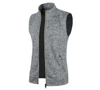 Generisch Gilet de travail softshell sans manches pour homme avec poches et fermeture éclair, multifonction, gilet de cyclisme, gilet de sport, gilet de chasse pour l'extérieur