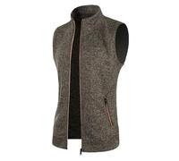 Generisch Gilet de travail softshell sans manches pour homme avec poches et fermeture éclair, multifonction, gilet de cyclisme, gilet de sport, gilet de chasse pour l'extérieur