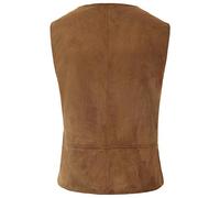 Generisch Gilet médiéval pour homme avec ceinture bandana, sans manches, gothique, victorien, steampunk, Halloween, cosplay, gothique, steampunk, cosplay, gothique, steampunk, cosplay