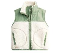 Generisch Gilet polaire léger comme veste polyvalente sans manches pour un look tendance en toute saison - Haut court confortable pour femme, vert, XXL
