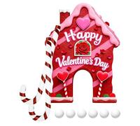 Generisch Gingerbread House Jeu de Golf - Cœurs Amusants pour la Saint-Valentin - Jeu de Golf pour - Décoration de Saint-Valentin - pour Les fêtes, Les Vacances, Les Festivals, l'extérieur, Le