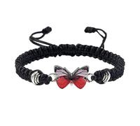 Generisch Glashütte Montre-bracelet pour homme et adolescente avec cordon réglable, bracelet papillon pour femme, bracelet mignon avec bracelet papillon, taille unique, Corde en fil de fer, Pas de