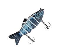 Generisch Glide Baits pour poissons prédateurs | 6 pièces design de poisson avec crochet, appâts durs d'eau plate - pour pêcheur, truite, poisson, eau douce, bateau, traîne, étang, lac